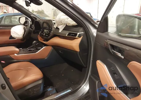 2024 Toyota Highlander Platinum из США, поврежденный, VIN 5TDKDRBHXRS528904